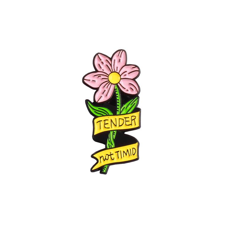 Elegant Vibrant Flower Brooch
