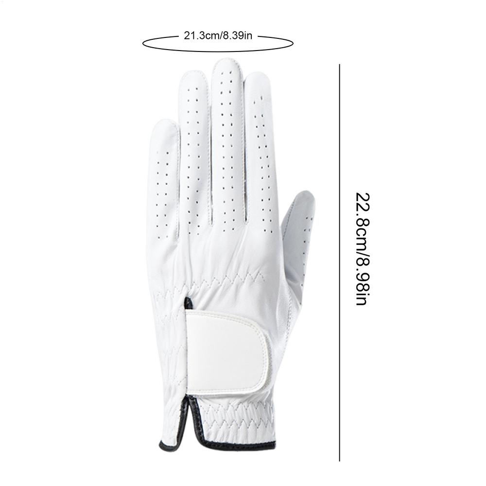 Golf Gloves Men Breathable Left Handed Golf Glove Padded Ergonomic Mitten Comfort Grip for Women Riding Motorcycle Tennis