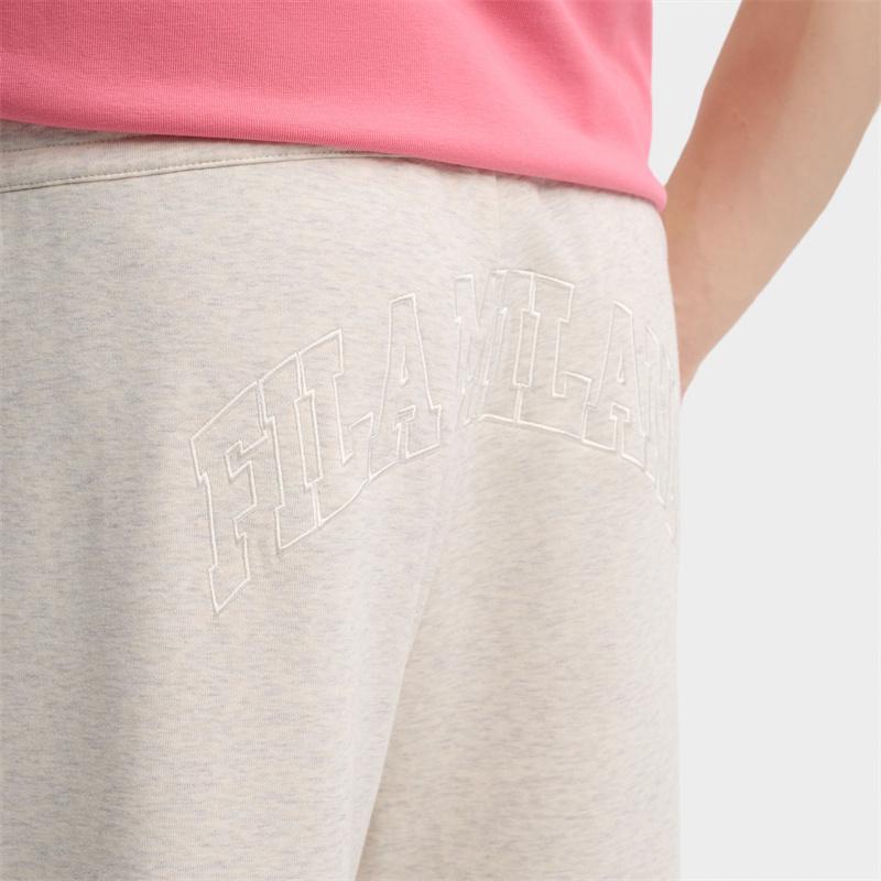 New FILA FILA MILANO Italian Luxury Sports Collection Knitted Sports Pants Men's Light Khaki Heather Gray F11M435604FLK