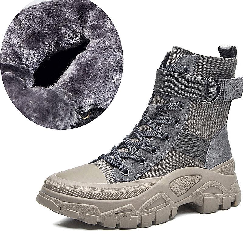 Martin boots women's autumn 2026 new three-color Internet celebrity locomotive boots thin breathable handsome heightening trend short boots