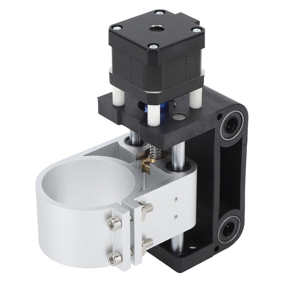 52mm Durchmesser CNC Z-Achsen Spindelmotorhalter Tischgravierer Z-Achsen Motorhalterung Halter für 3018 Pro Schwarz