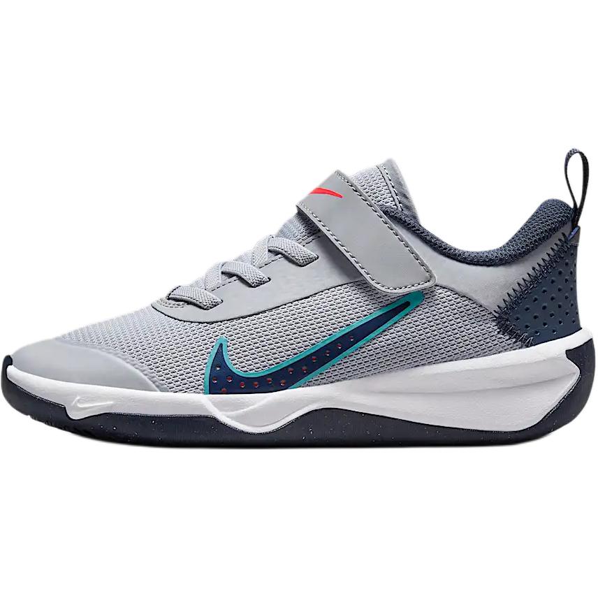 

Nike Кроссовки Omni Multi-Court PS Wolf Grey Dusty Cactus Kids ярко-малиновые громово-синие DM9026-010 28
