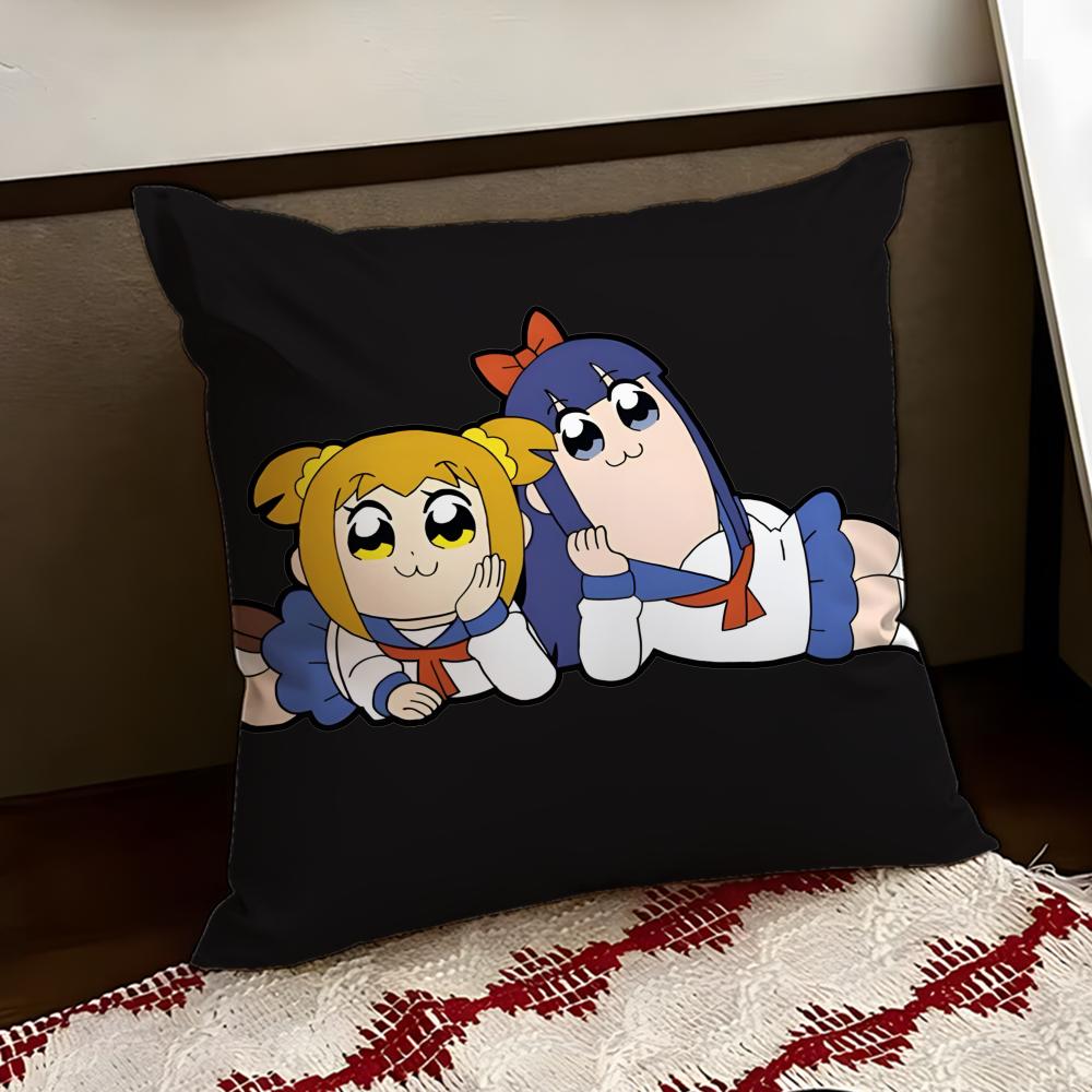 Süße Anime PPop TTeam Epische Kissenhülle Wendbar Weich Langlebig Kissenbezug Zuhause Auto Mehrzwecknutzung für täglichen Komfort