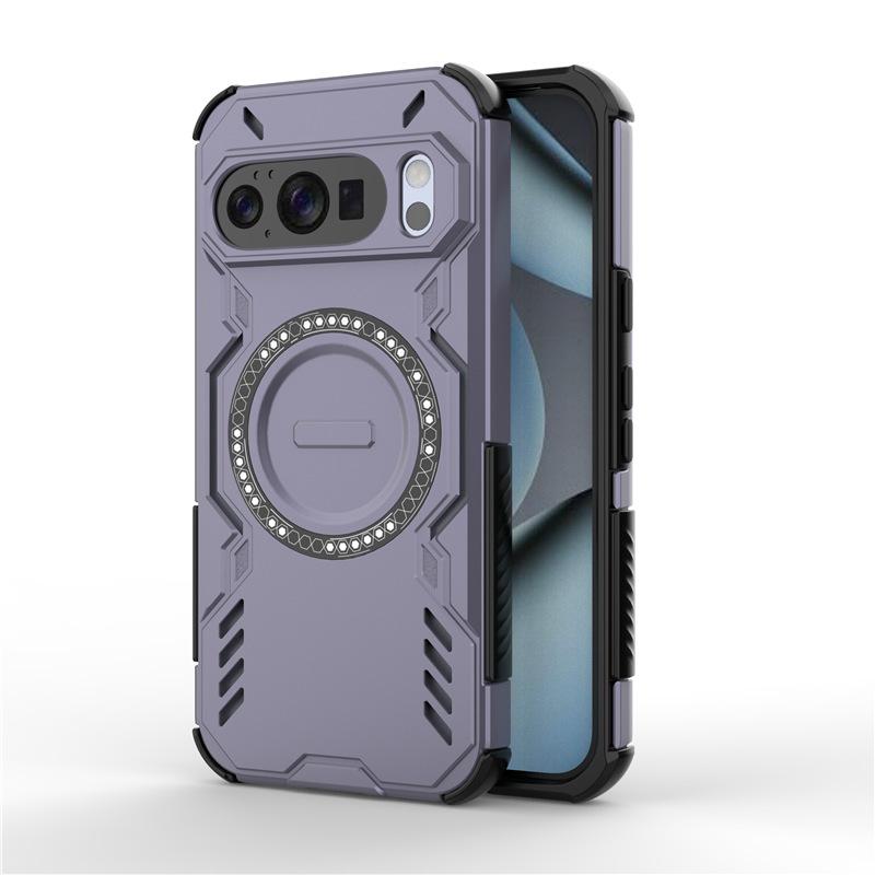 Cross-border Application Google Pixel 10Pro Butterfly Armor Magnetic Mobile Phone Case Pixel 10 Heat Dissipation and Anti-drop Protective Case