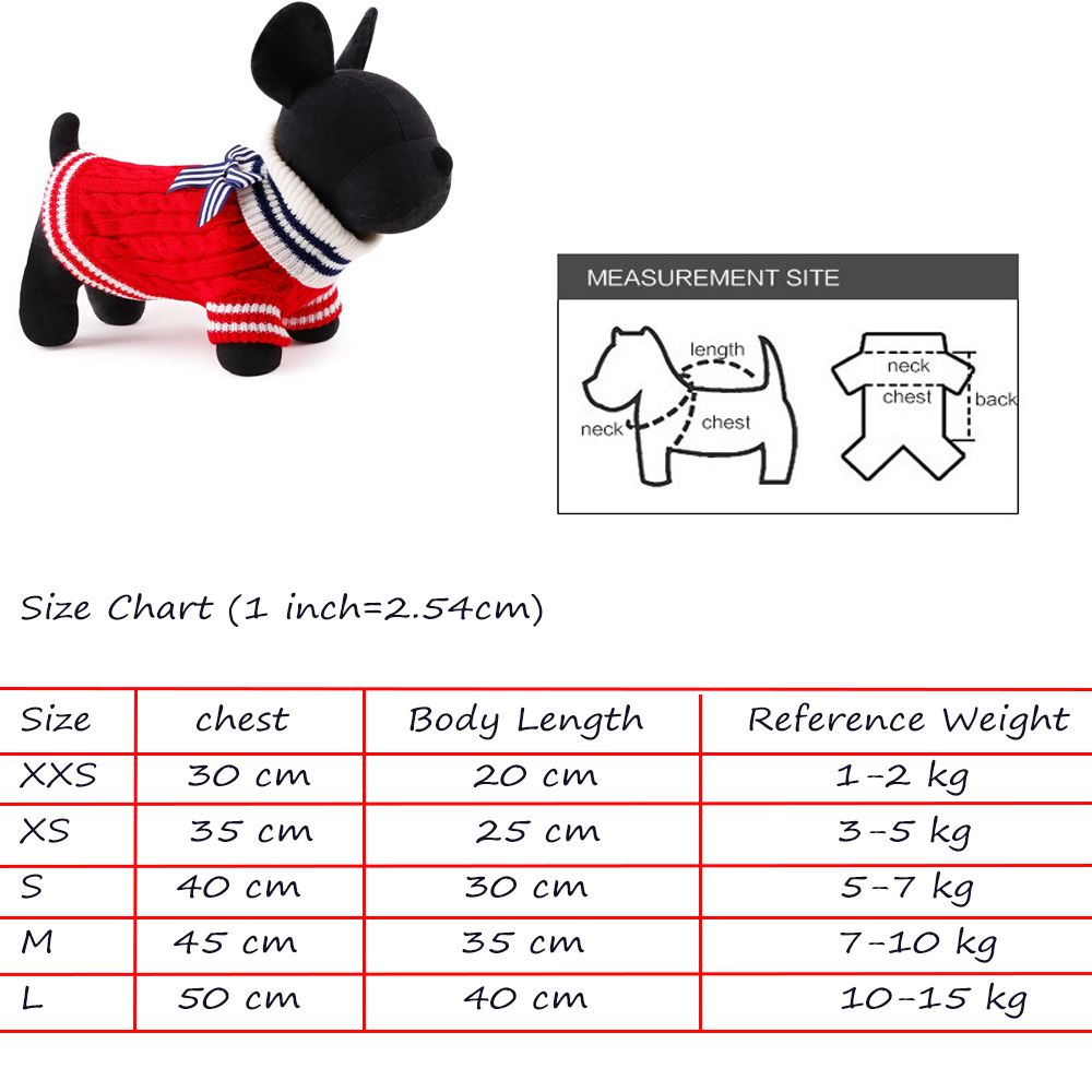 Warm Soft Sailor Clothes Jacket Puppy Costumes Dog Sweater Harness Vest Pet Hoodie Coat