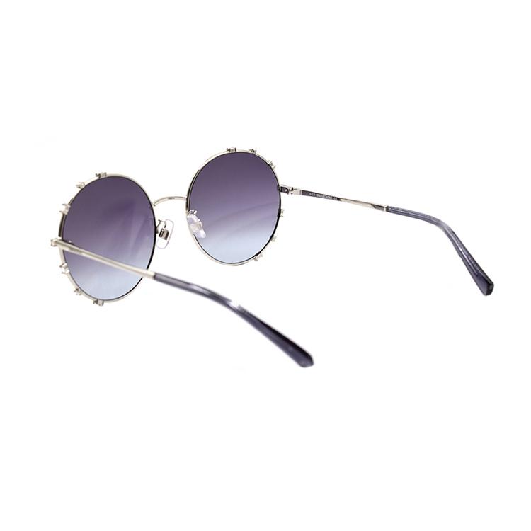 Swarovski Crystal Accented Advertising Round Sunglasses Women sunglasses SK0289-F-16B