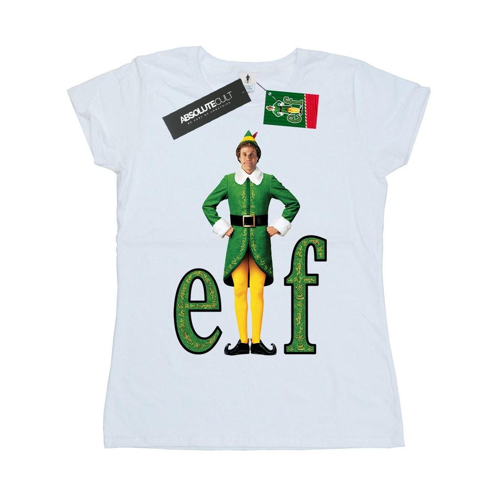 Elf Womens/Ladies Buddy Logo Cotton T-Shirt