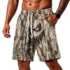 Herren lockere Shorts mit Taschen - Schichtstoff Fitness Training Strandshorts