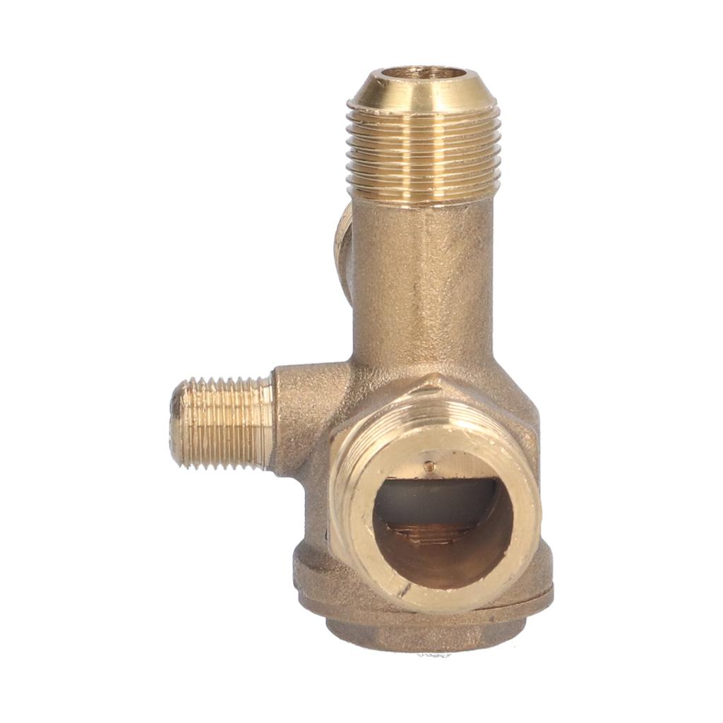 Valve Replacement Components Brass 4 Way Double Pipe Check Valve Accessory