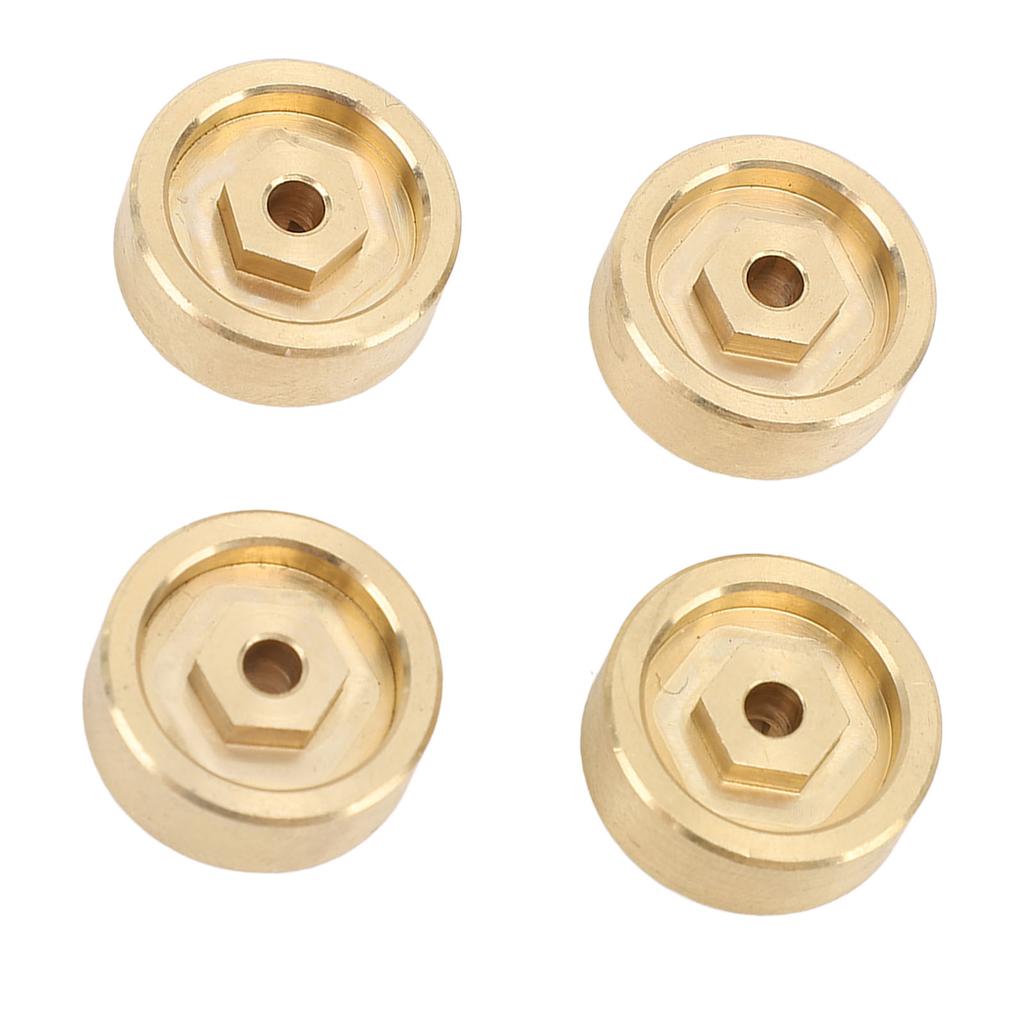 RC Car Counterweight Block Stable Durable Brass Wheel Weights Adapter for HOBBYPLUS 118 4WD CP18P
