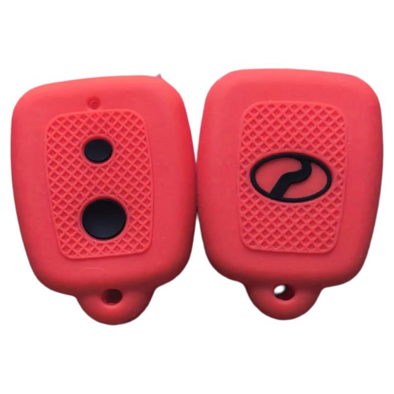 Soft Silicone Case for PERODUA 2-Button Key with Logo