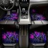Suitable for All Seasons And All Vehicles 4pcs Car Floor Mats with Vibrant Geometric Patterns