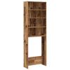 Meuble pour machine à laver vieux bois 64x24x190 cm