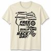 Unisex F1 Formula 1 Days Of The Week T Shirt Handmade Racing Fan Gift Tee