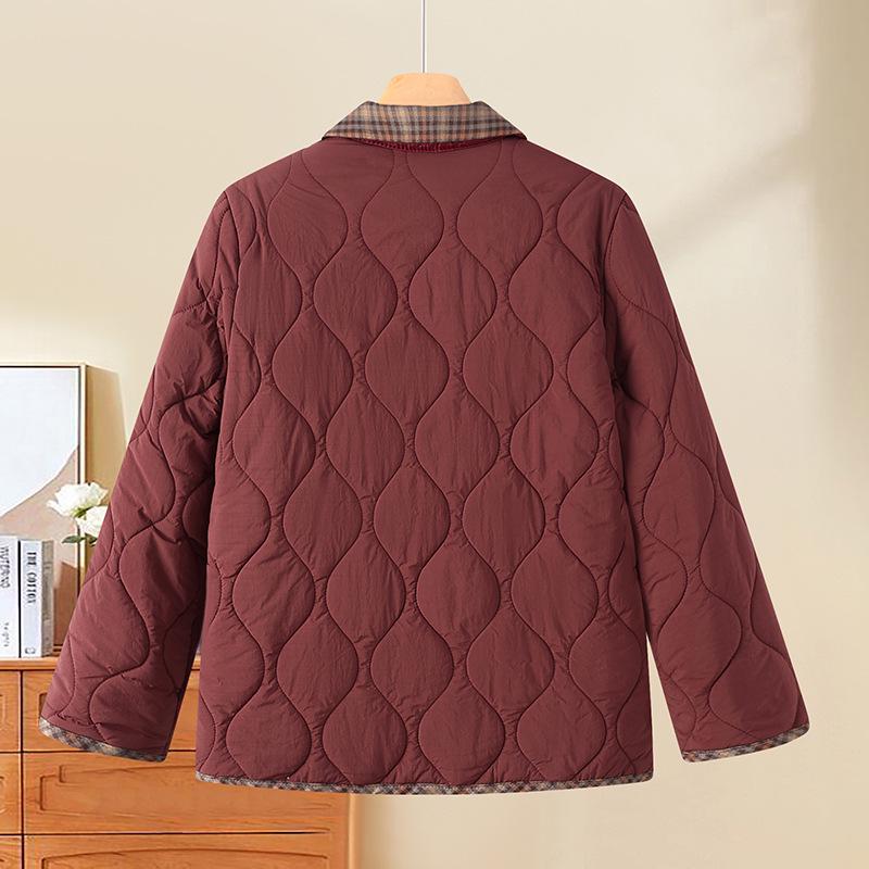 2025 New Style Women's Lightweight Fashion Plus Velvet Cotton Jacket