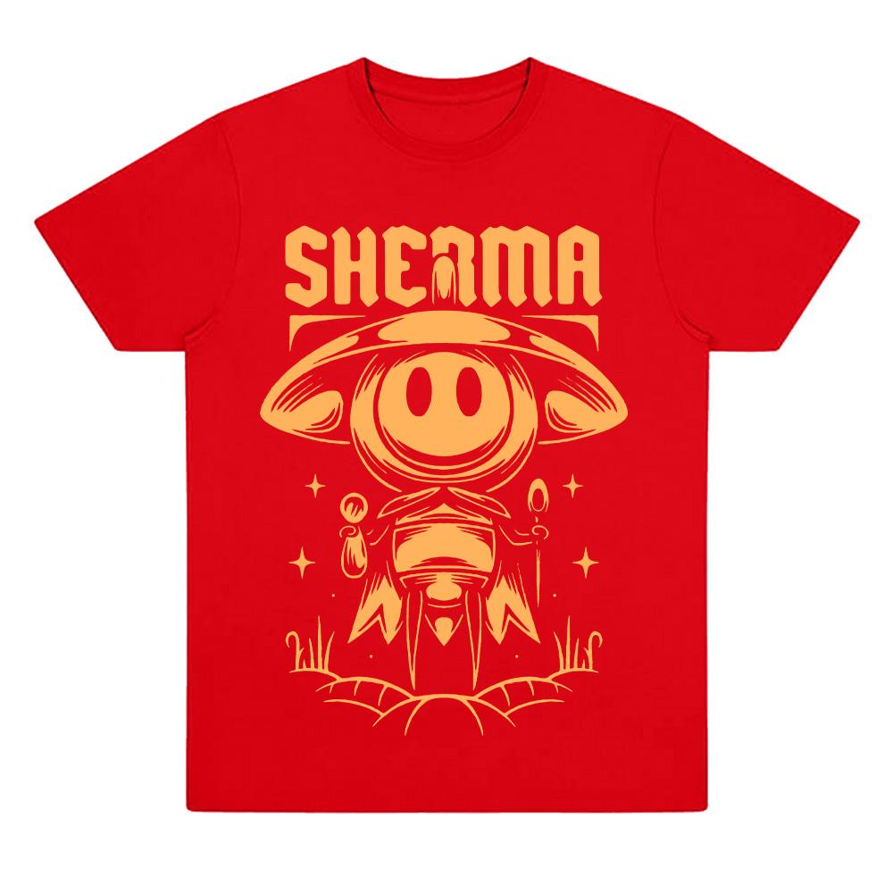 

Hollow Knight Sherma Unisex T-shirt Hollow Knight Silksong Hot Game Tee Cotton Funny T Shirt Crewneck Cartoon Y2K Clothes Casual 4XL