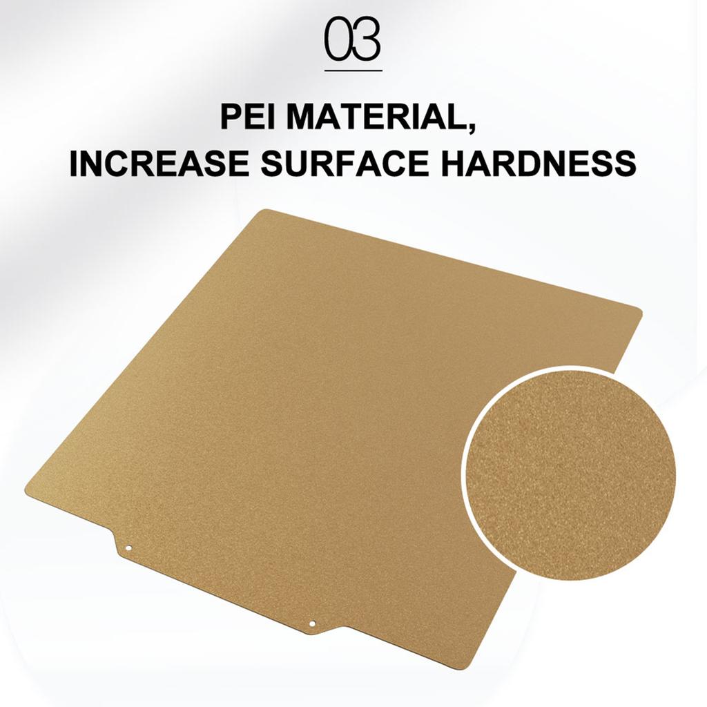 310 x 310 mm oboustranný PEI povrch odnímatelný pružný plech z pružinového ocelového plechu a magnetický