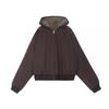 Men's Reversible Hooded Cotton Jacket - Winter Warmth with Fleece Lining
