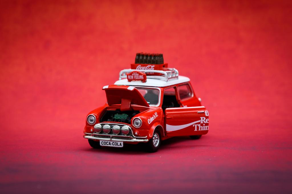 Tiny City Scale Mini Cooper Mk 1 Diecast Car 1/50 Coca-Cola
