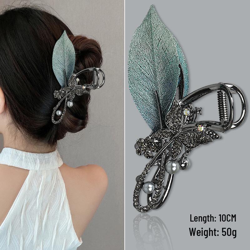 High-End Large Butterfly Claw Clip for Thick Hair Updo