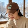 Sunscreen Cherry Baseball Cap Adjustable Sunshade Casquette Casual Embroidered Peaked Hat  Sports
