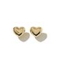 Lotsyou Heart Chocolate Earring Gold