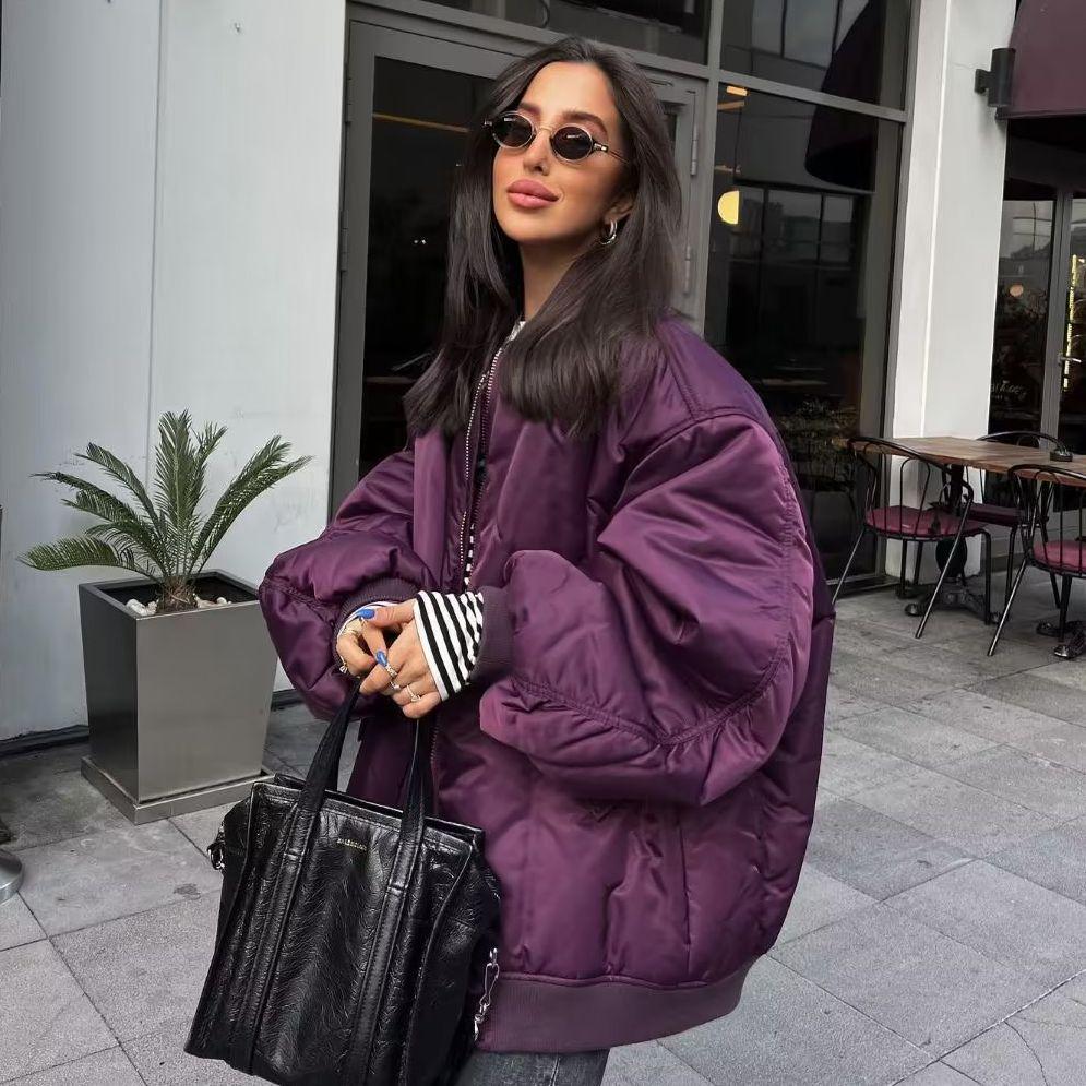 New 2024 Unisex 9-Color Jacket - Women's Autumn/Winter Cotton Coat A19518