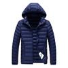 Men's Plus Size Multicolor Lightweight Cotton-Padded Winter Jacket with Detachable Hood