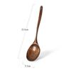 Nanmu Spoon Durable And Easy To Clean Long Handle Large Round Soup Spoon Multifunctional Portable Spoon Tableware