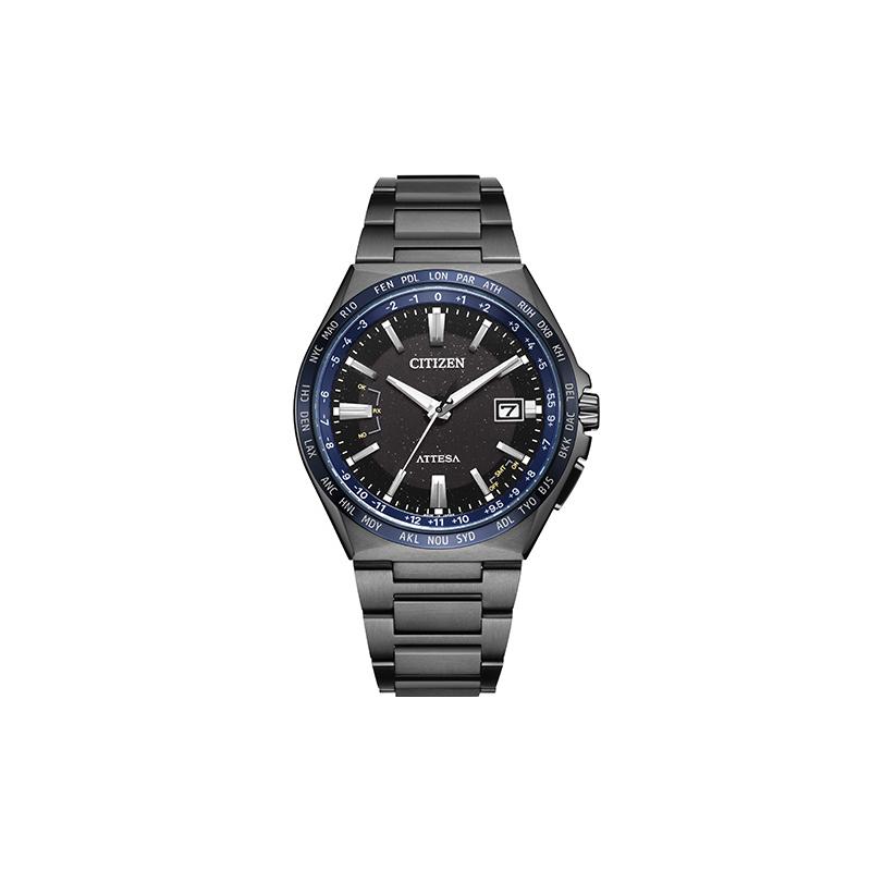 

CITIZEN Eco-Drive Series ATTESA 35th Anniversary Limited Luminous Waterproof Solar Quartz Titanium Strap Unisex Black Dial CB0217-71E чорний