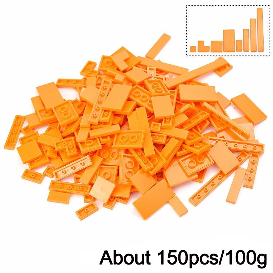 DIY Creative Thin Building Blocks Figures Bulk Sets City Classic Smooth Thick Construction Bricks Assembly Educational Kid Toys