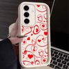 Kiss me Love Red Lips S24FE Phone Case For Samsung S25 S24 S23 Ultra 5G S22 S20 Plus S21 FE Cases Cover Galaxy S25Ultra Funda