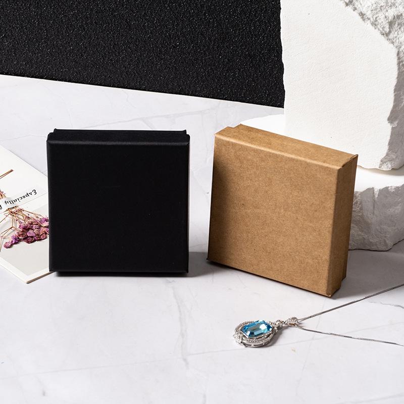 Kraft Paper Jewelry Box for Earrings, Necklaces, Rings & Bracelets