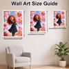 Disney Diamond Painting Kit Unframed Brave Merida With Balloons Classic Style Home Decor Craft, Perfect Gift Idea