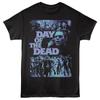 Day Of The Dead Movie Bub With Razor Zombie Background Men's T Shirt