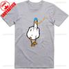 Mens Funny T-Shirt Rude Seagull Design Regular Fit Tee Women Men Print Cartoon Graphic T Shirts Breathable Workout
