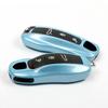Ice Crystal Blue Replacement Shell for Porsche Taycan, 911, Panamera, Macan, Cayenne, 718 Keys