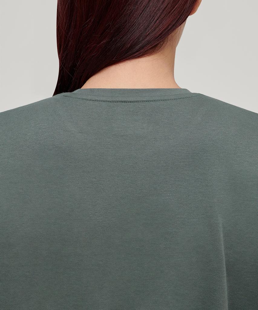 MUSINSA STANDARD WOMAN Women'S Basic Crew Neck T-Shirt [Dusty Green]