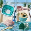 Kids' Beach Toy Set: Shelling Bucket, Folding Water Play Pail, Sand & Soil Digging Tools