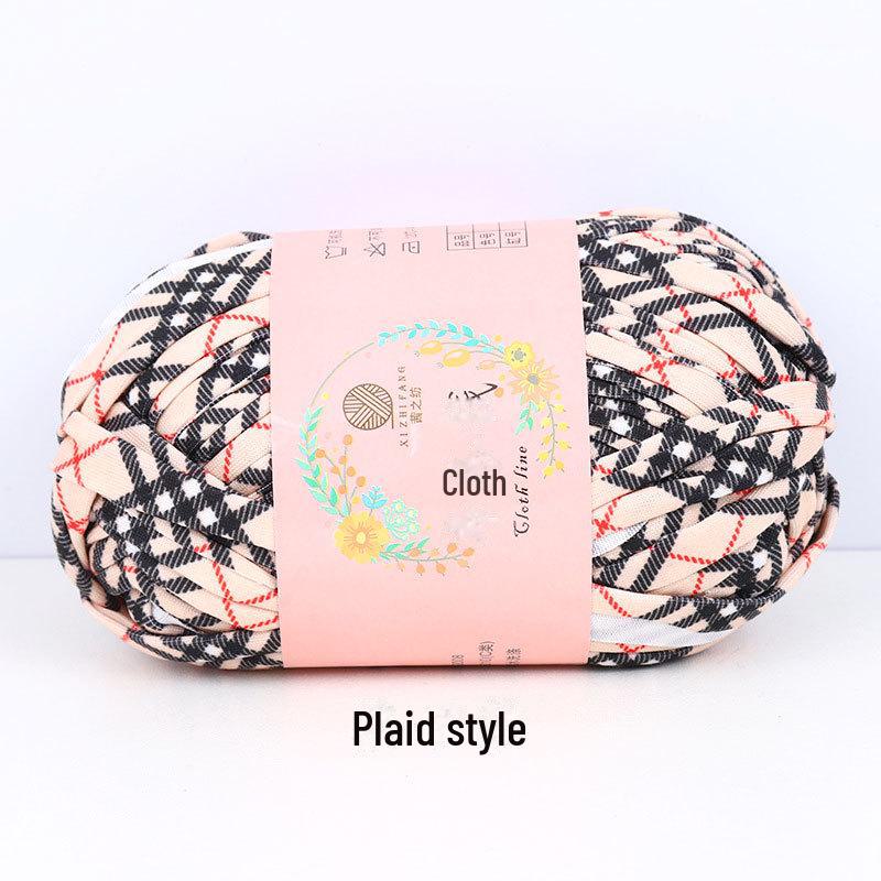 Hand-Woven Thick Wool Hook Bag & Cushion Line Storage Basket Kit