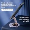 Metal Mobile Phone Holder 360 Degree Rotation Adjustment Folding Lazy Tablet Desktop Mobile Phone Holder