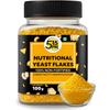 5:15PM Nutritional Yeast Flakes Unfortified 100g | Nutty Cheesy Flavour Seasoning | Non-Fortified Yeast Powder