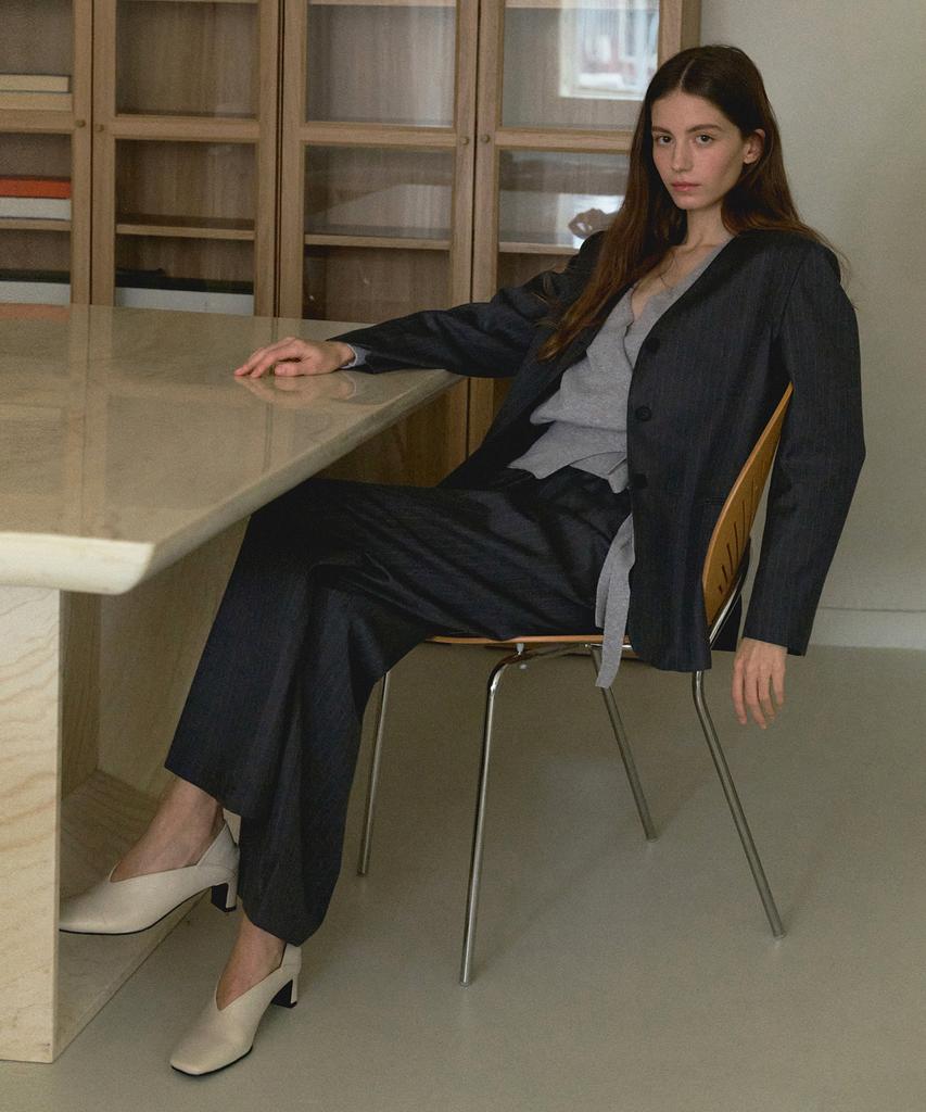 OCTETTE Stripe Banding Pants_2Color
