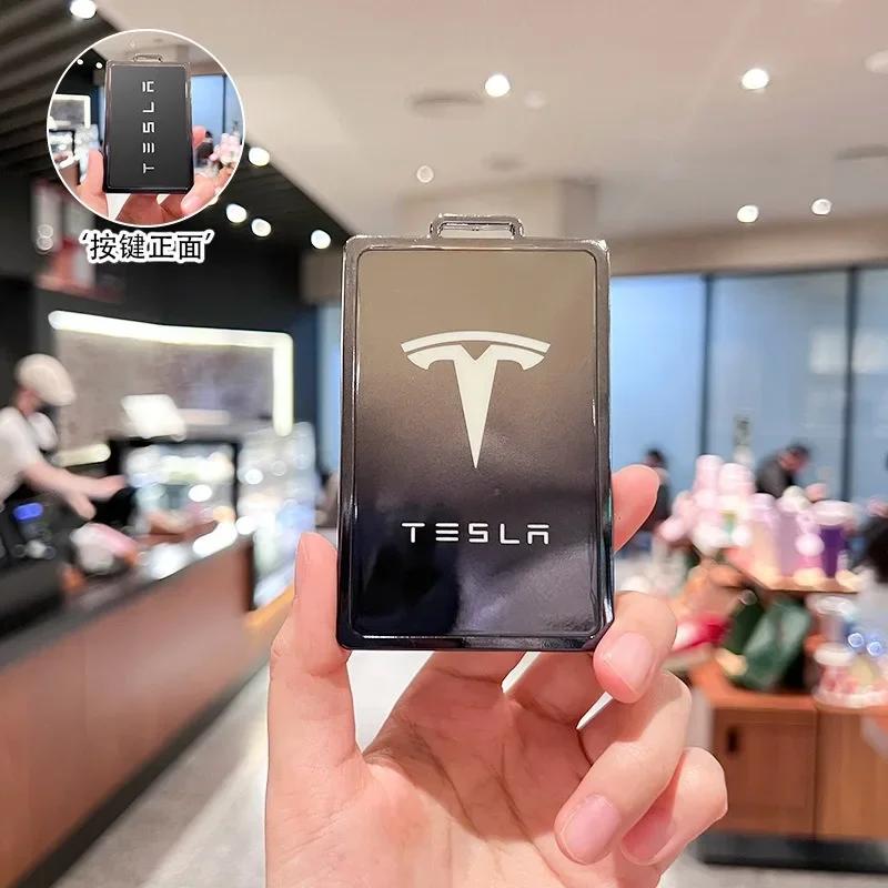 

Car Sticker 2025 New Tesla Soft TPU Car Key Case Cover Shell For Tesla Model 3 Model S X Y SpaceX 2020 Protector Holder High Qua