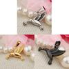 Open Stainless Steel Hummingbird Pendant for Urn Necklace Ashes Memorial
