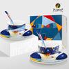 Picasso 'Flying' Gilded Ceramic Couple Coffee Cup Set