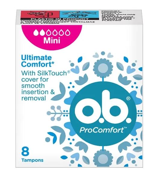 Tampony higieniczne, OB ProComfort mini, 8 sztuk