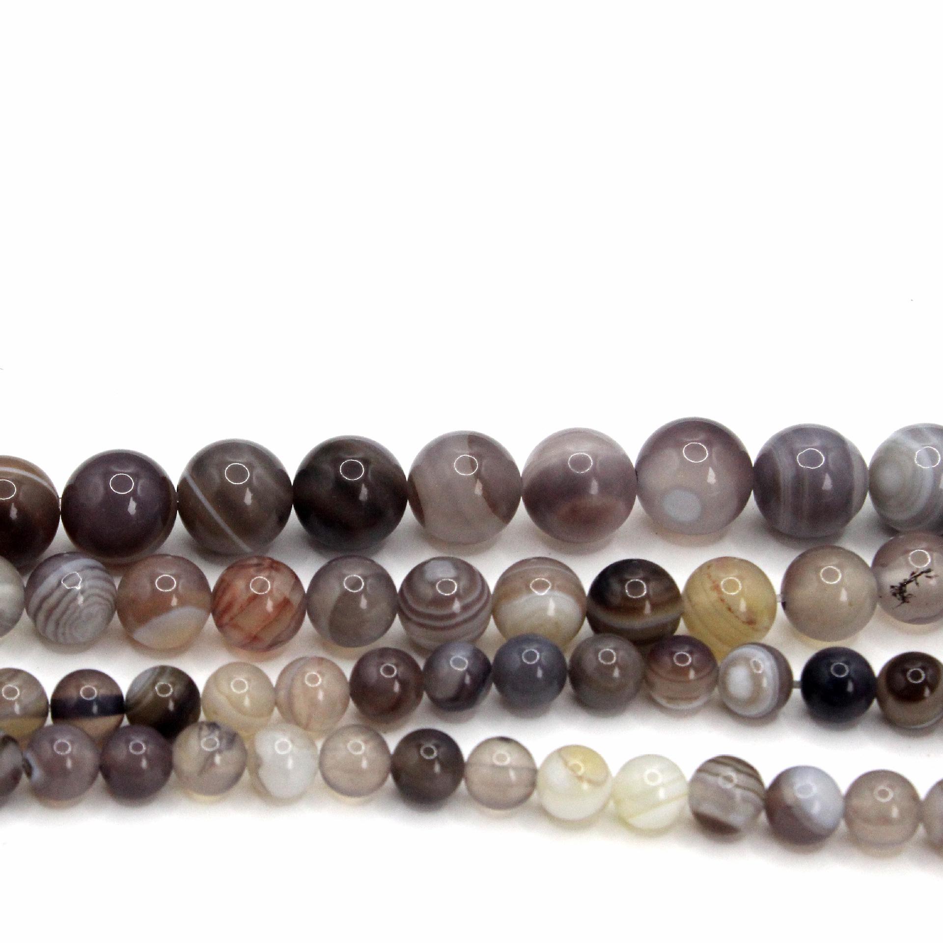 

Полосатый халцедон Кофейные бусины: Круглые нити для изготовления украшений и браслетов своими руками 6mm Strand (~60 beads)