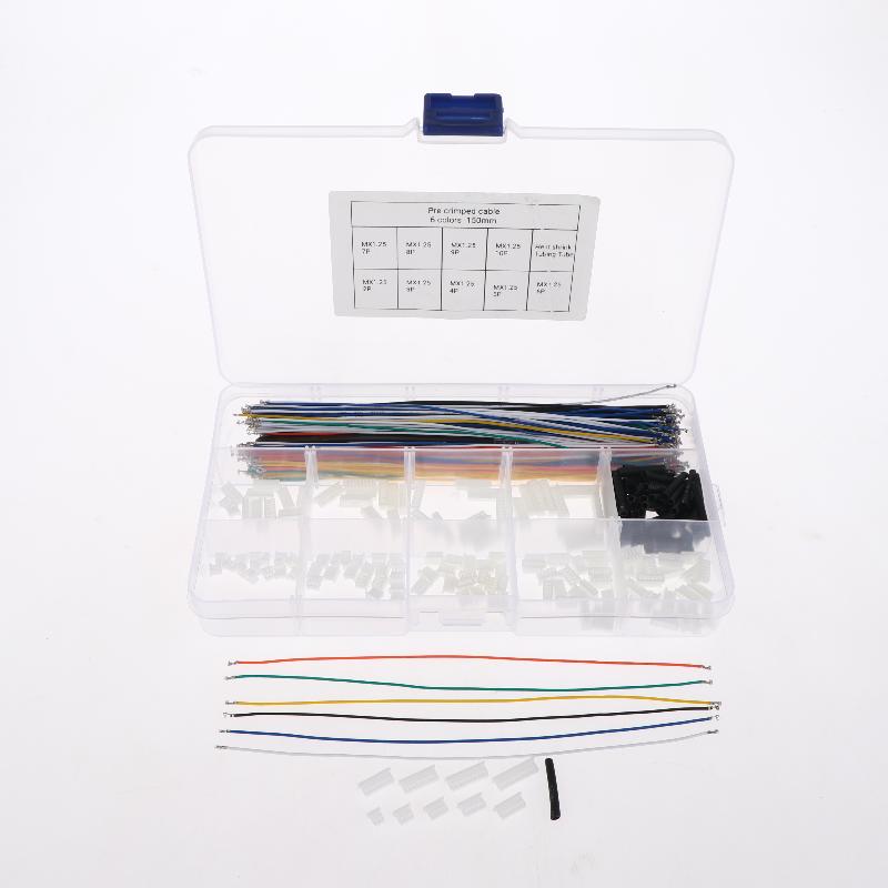 1.25mm Pitch Connectors Socket And Plug With Pre-Crimped Cables Kit 15cm Wire With JST Molex PicoBlade For Pixhawk