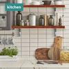 Heavy-Duty Stainless Steel Tripod Bracket - Adjustable Height, Polished Surface,  Suitable for Wall Mounted Shelves
